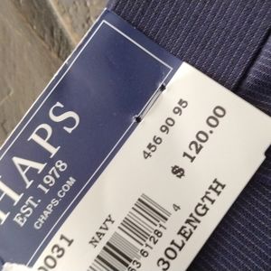 Men's Navy Chaps Performance Pant New 40 W / 30 L